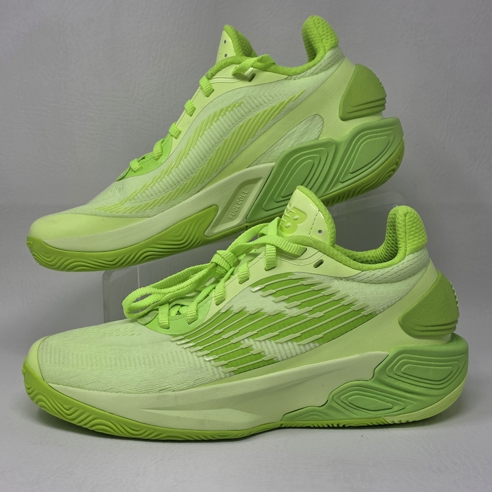 New Balance TWO WXY V5 Basketball Shoes Men's Size 8 BB2WYEG5 Lime Glo/Green New - Picture 3 of 10